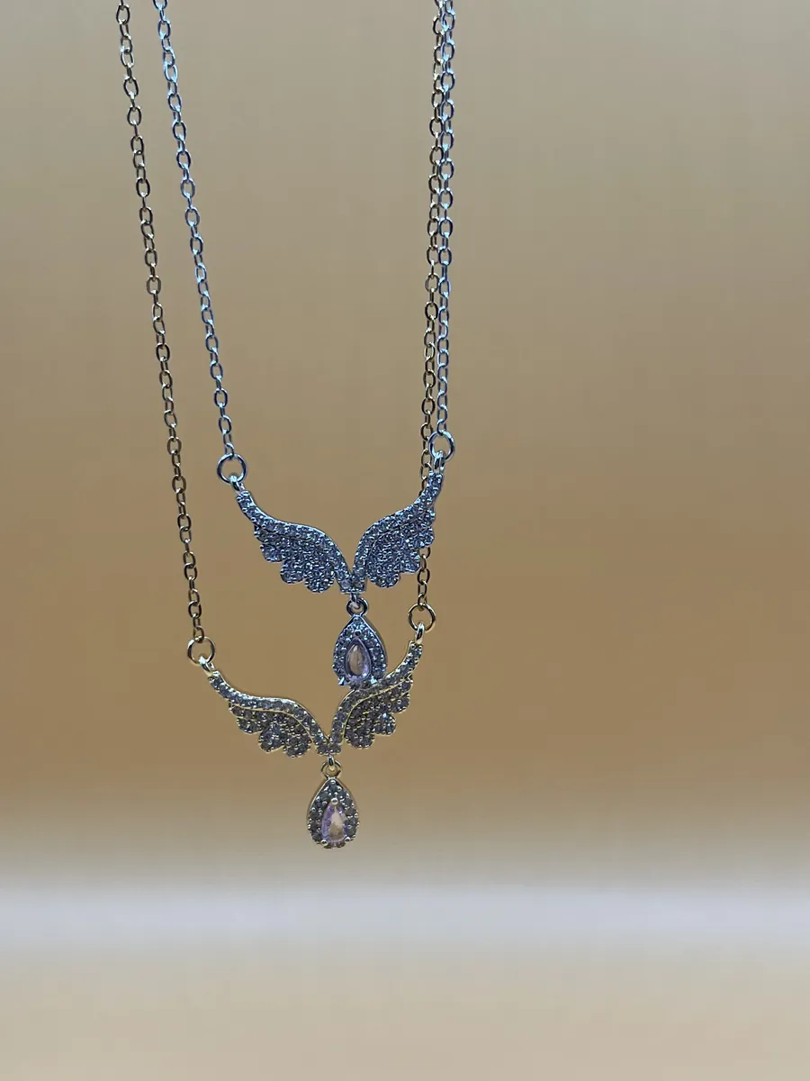 Angel wings — silver